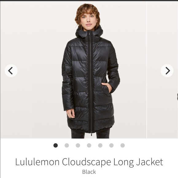 lululemon cloudscape long jacket